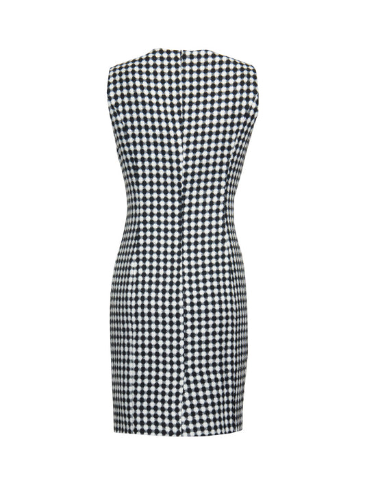 Monochrome Elegance Dress