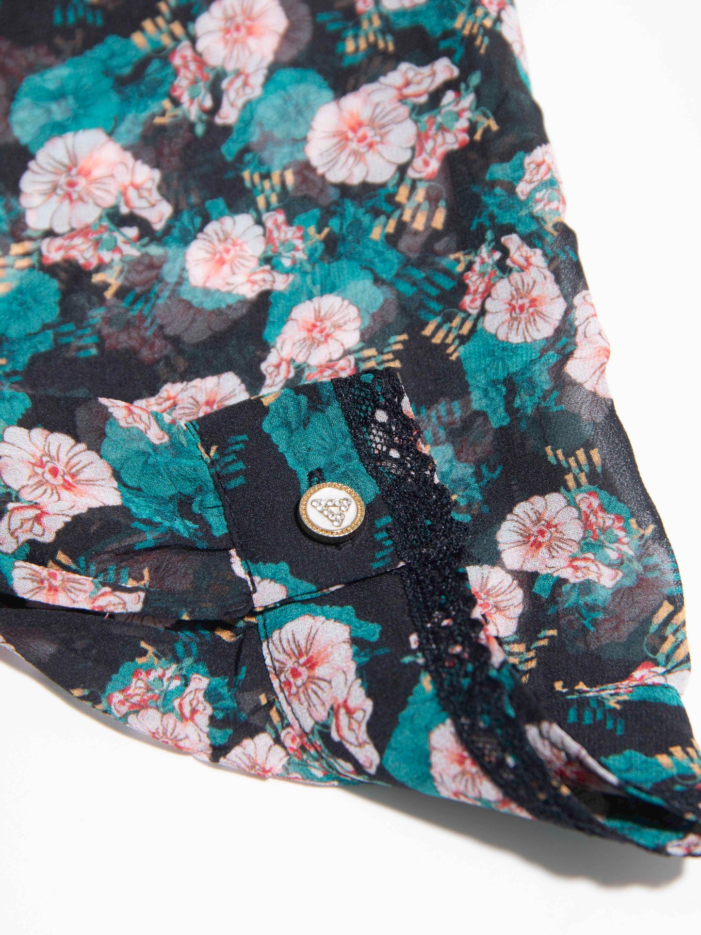 Floral Chiffon Midi Dress