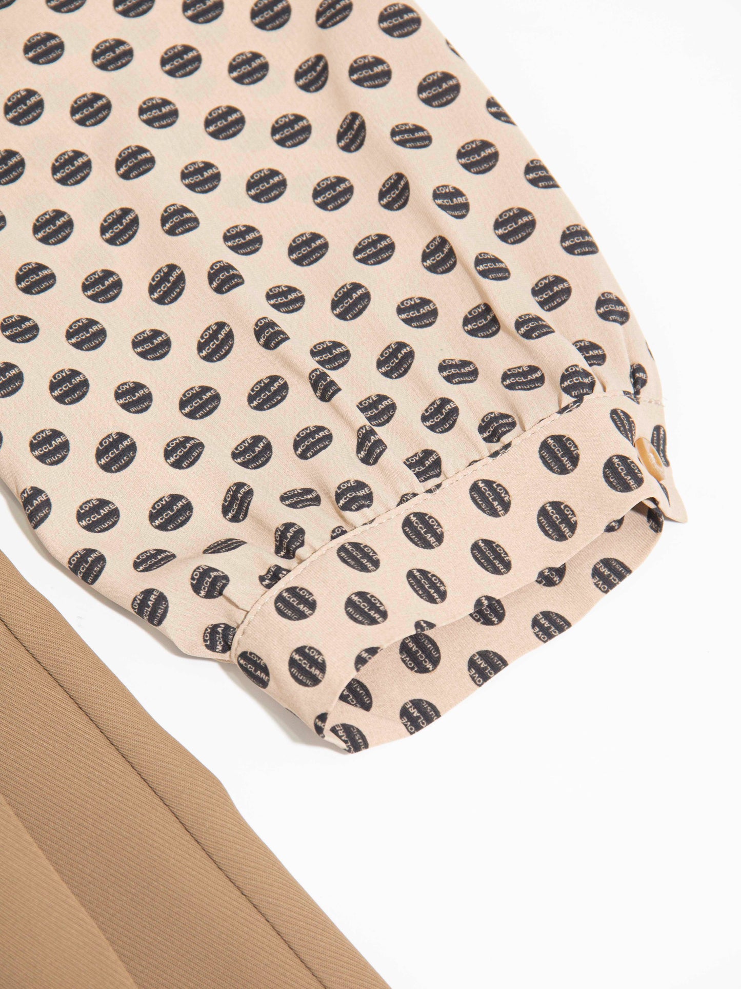Polka Tie Accent Dress