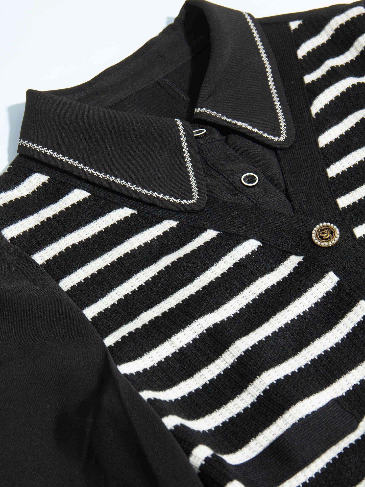 Striped Knit Pane Dress