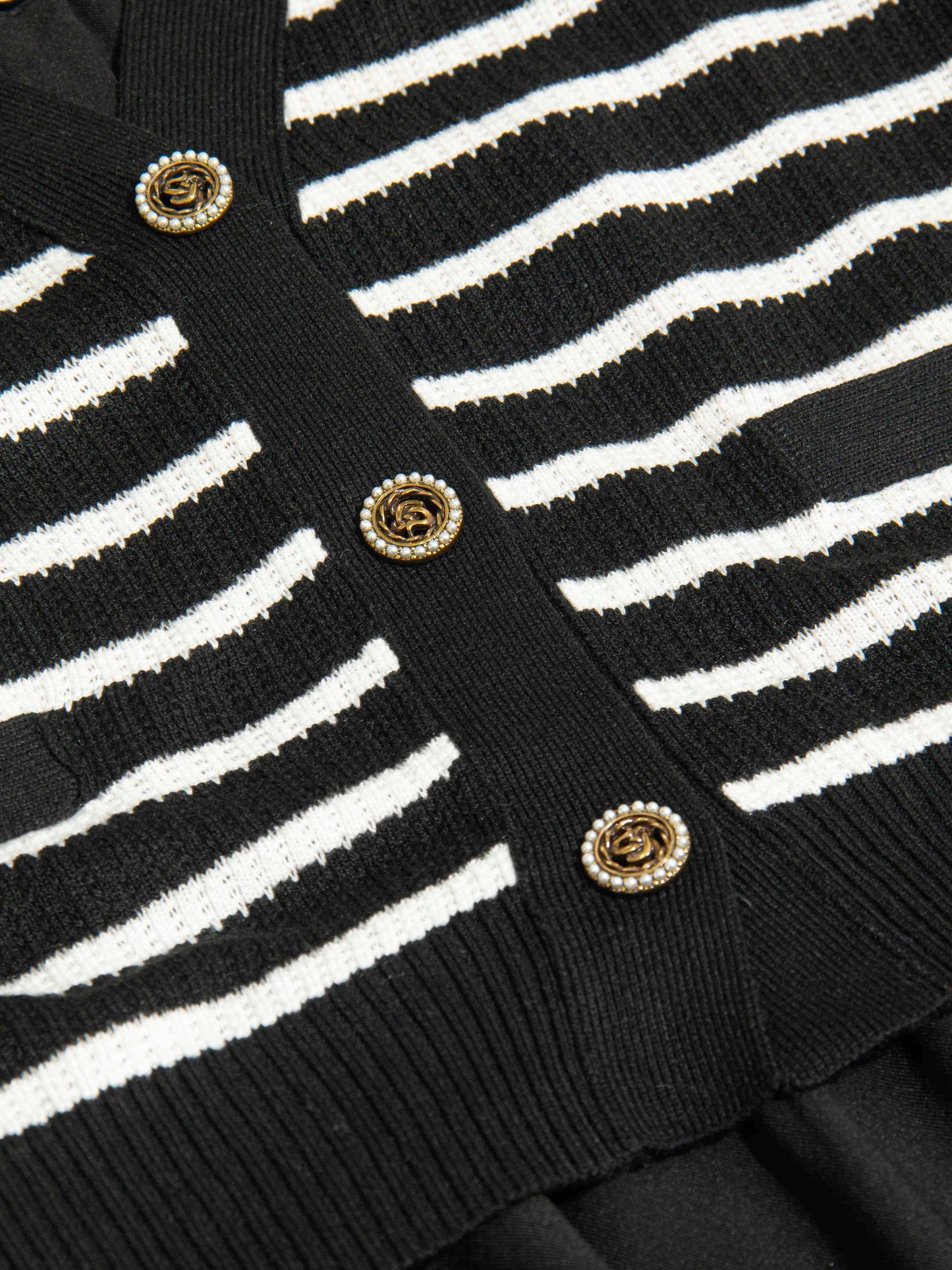Striped Knit Pane Dress