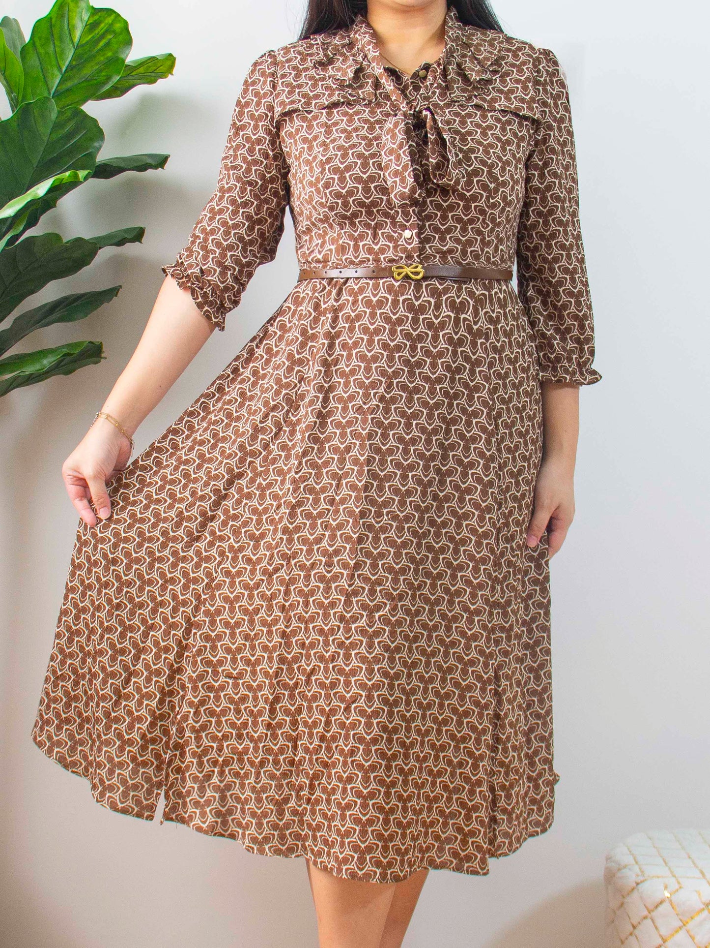 Printed Elegance Dress