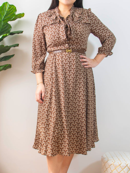 Printed Elegance Dress