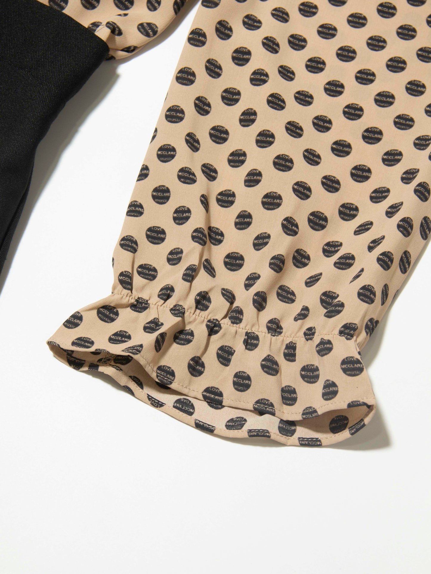 Black Printed Top Dress & Cropped Vest