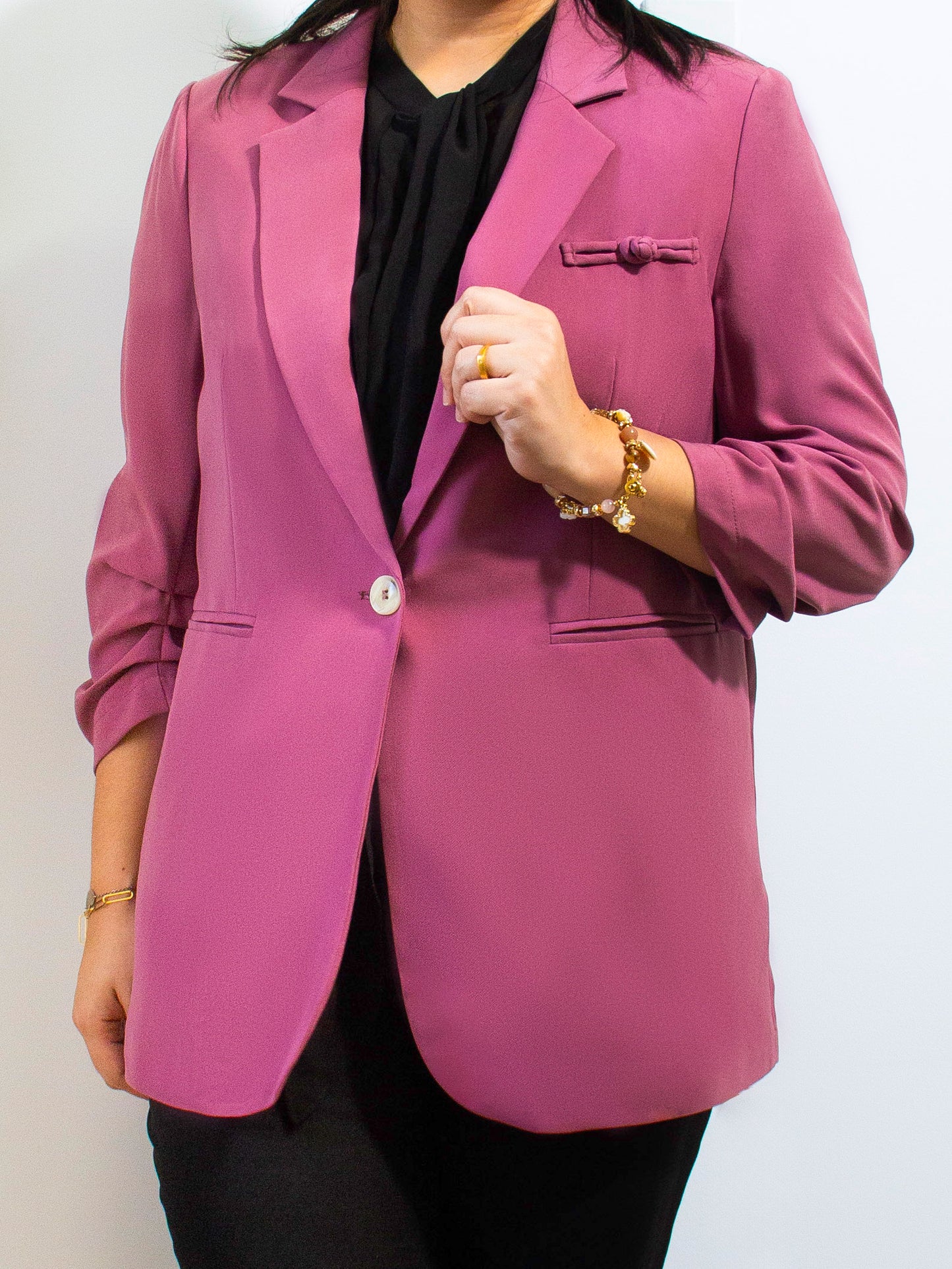 Single-Button Classic Coat
