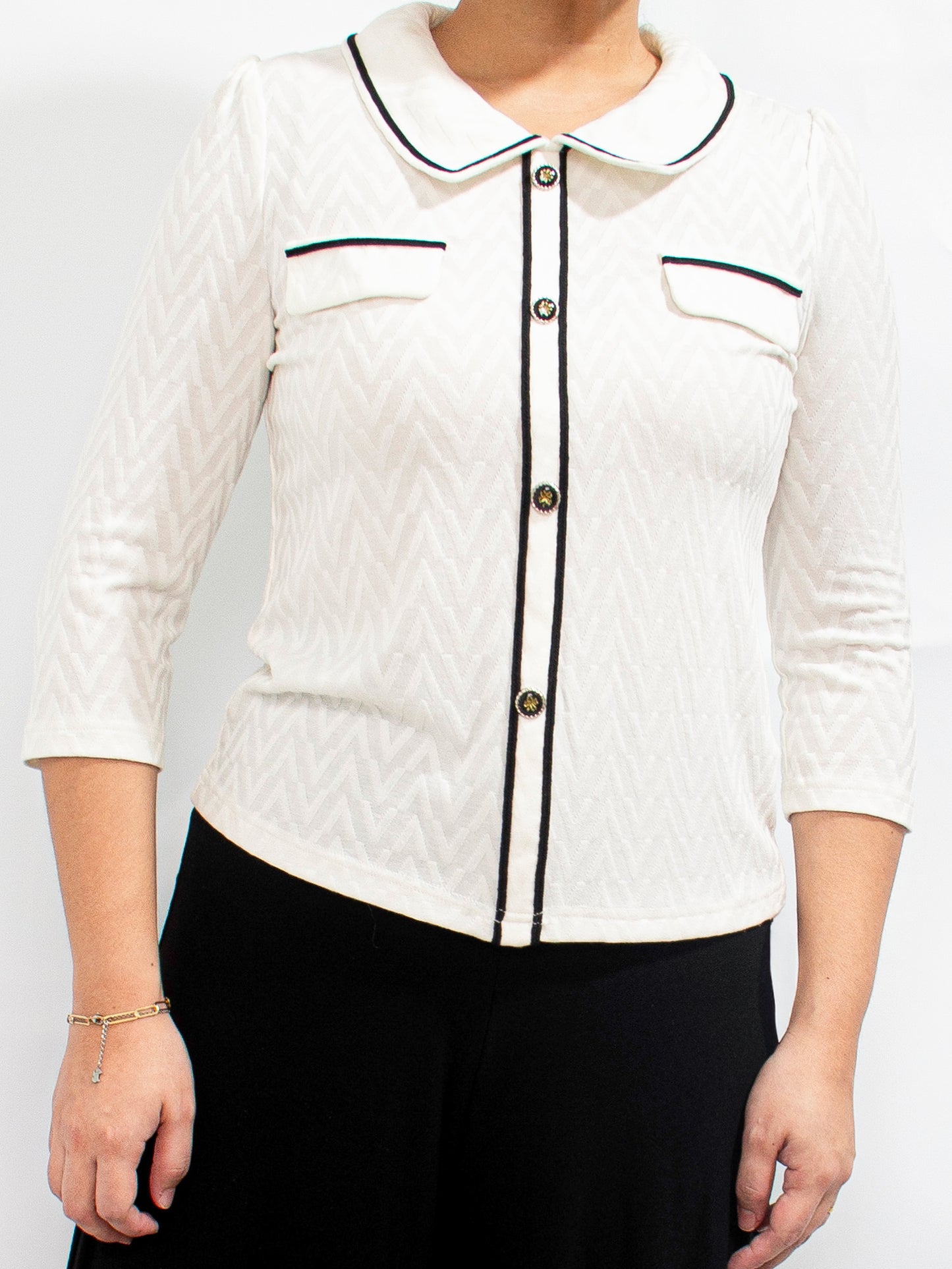Poppy Textured Knit Top