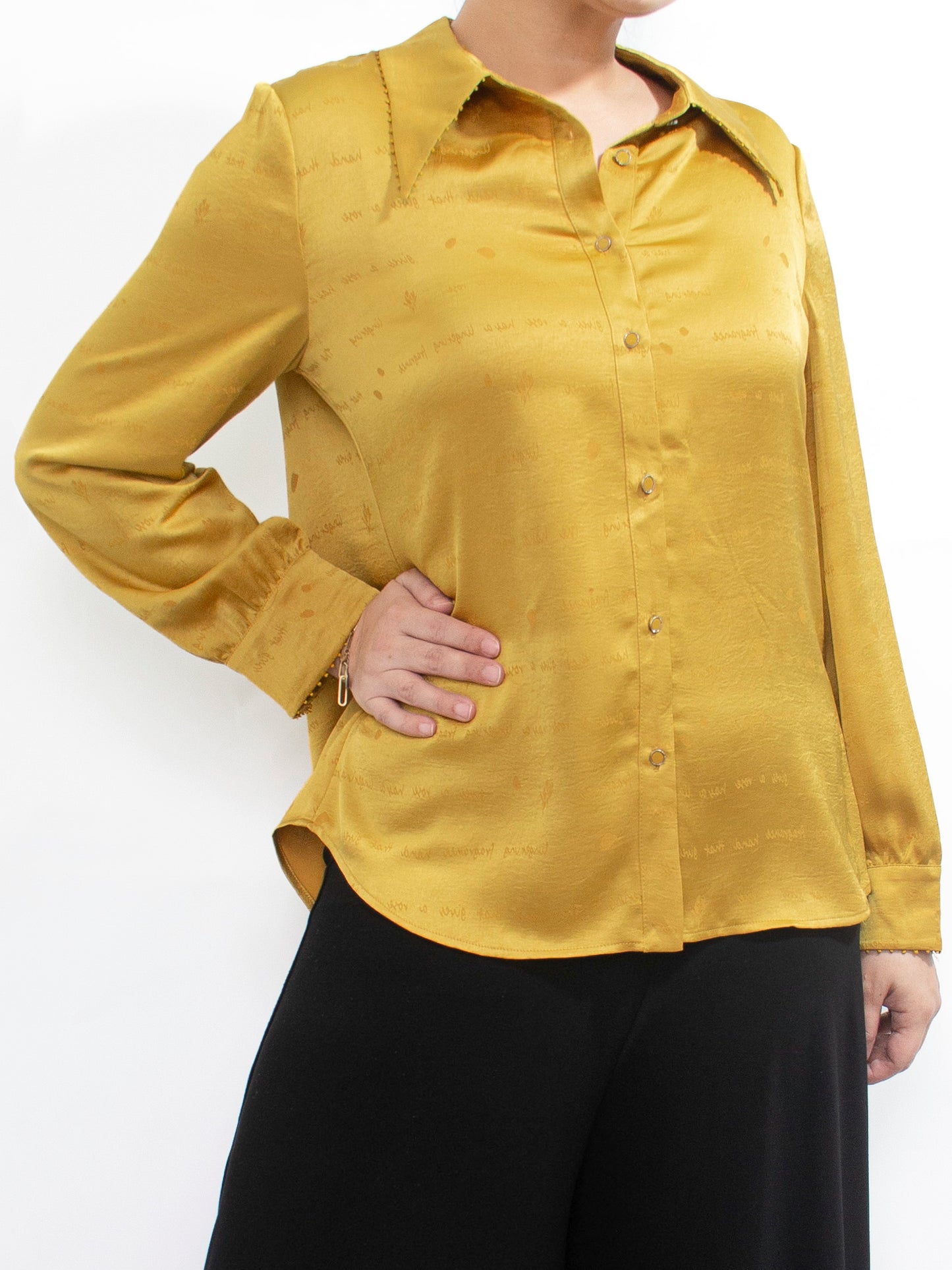 Golden Textured Blouse