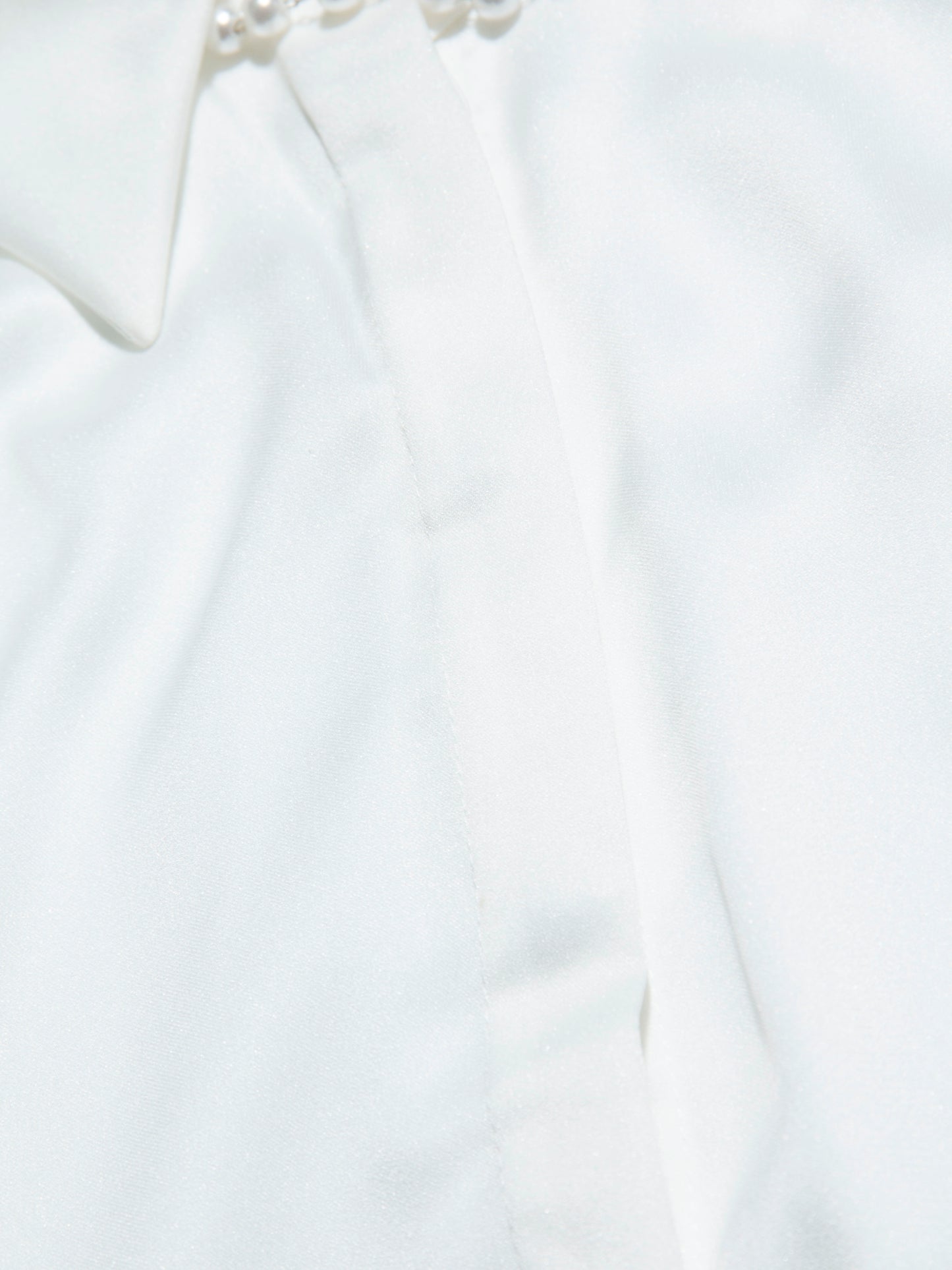 Pearl Accent Button-Down Blouse