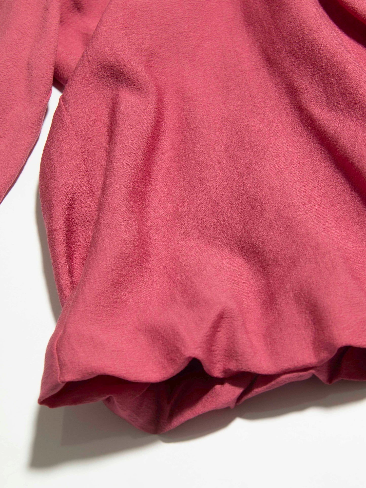 Ruffled Collar Blouse with Bow Detail