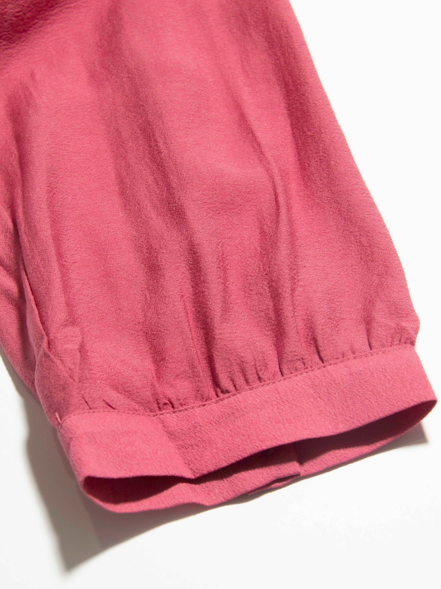 Ruffled Collar Blouse with Bow Detail