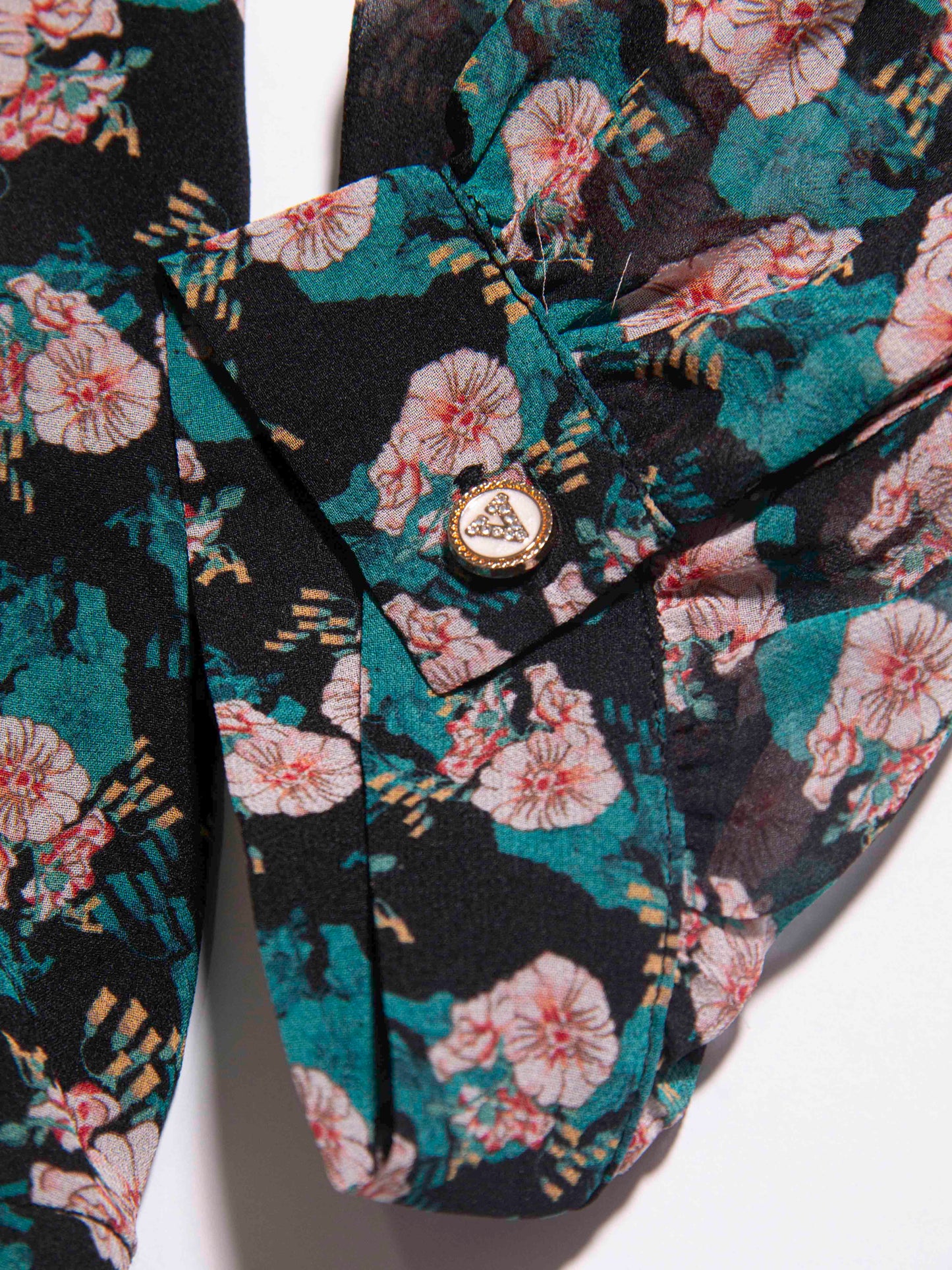 Floral Bloom Ruffle Blouse