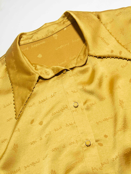 Golden Textured Blouse