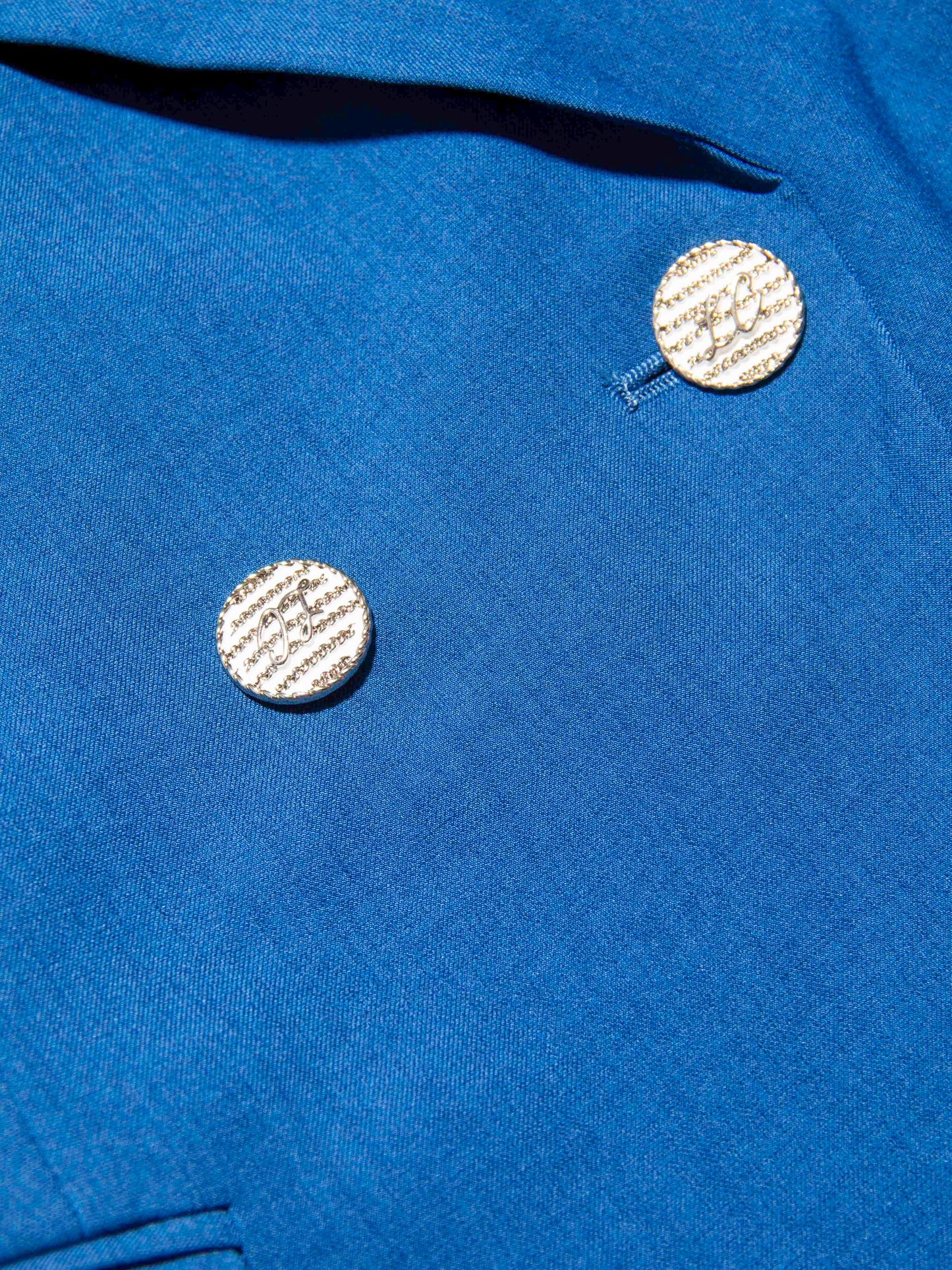 Double-Breasted Button Suit Set