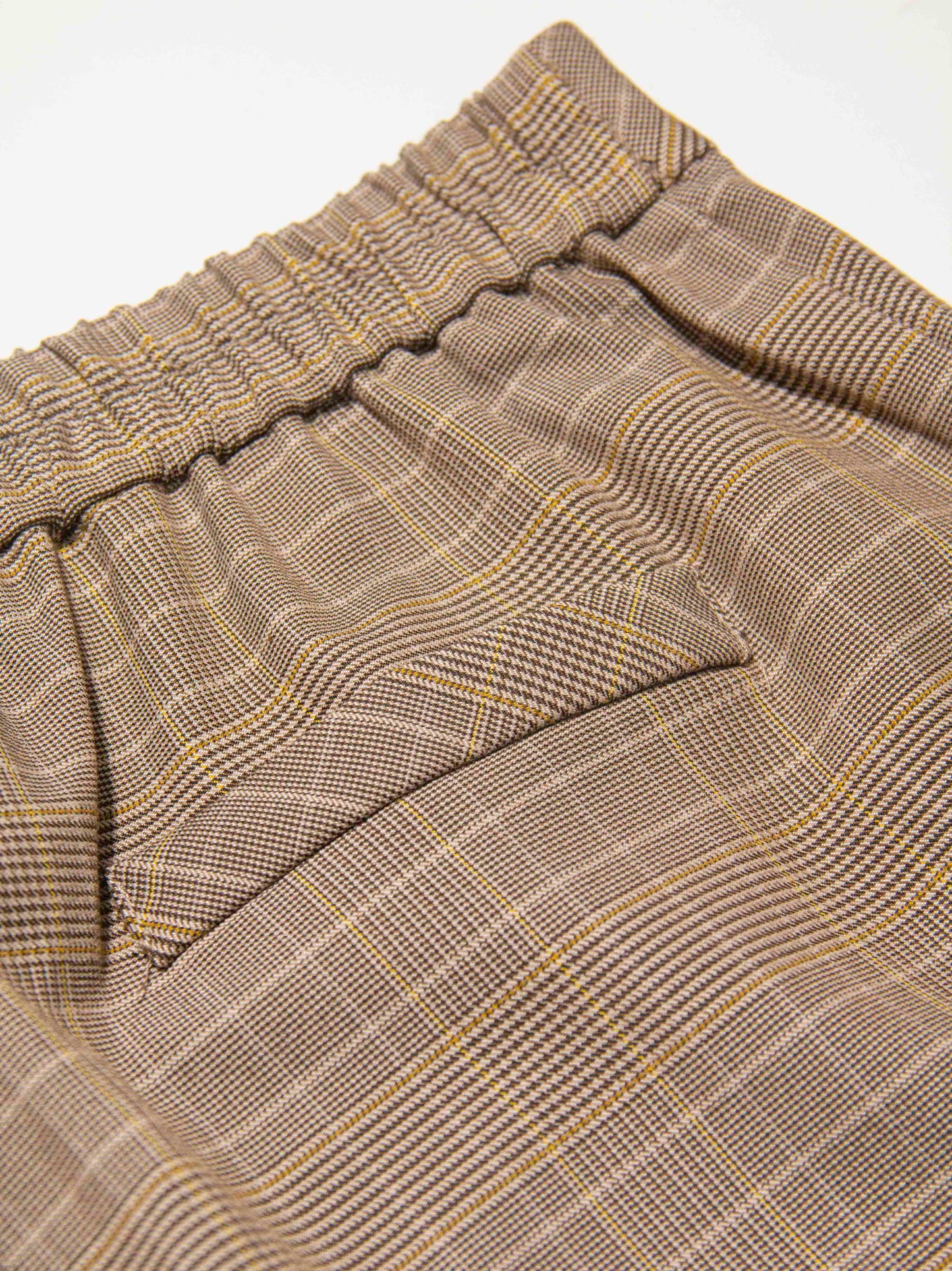 Checkered Brown Suit Set