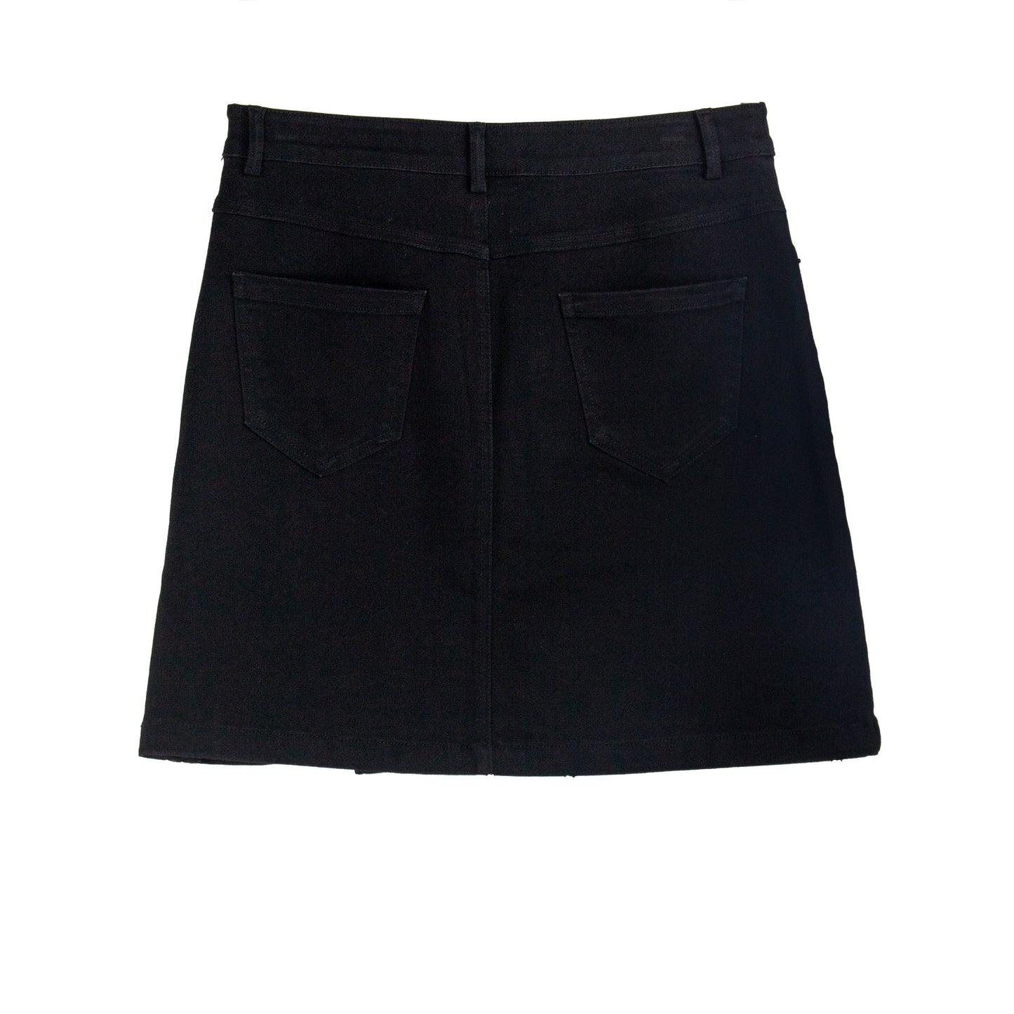 Black Bow-Embellished Skirt