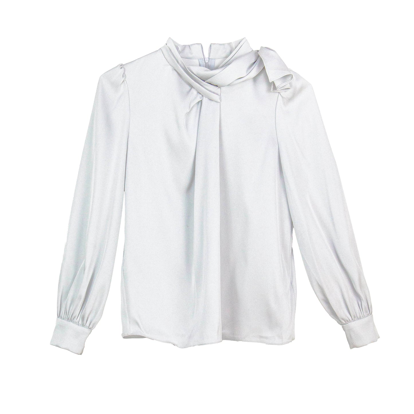 Soft Grey Grace Blouse