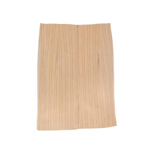 Pinstriped Pencil Skirt