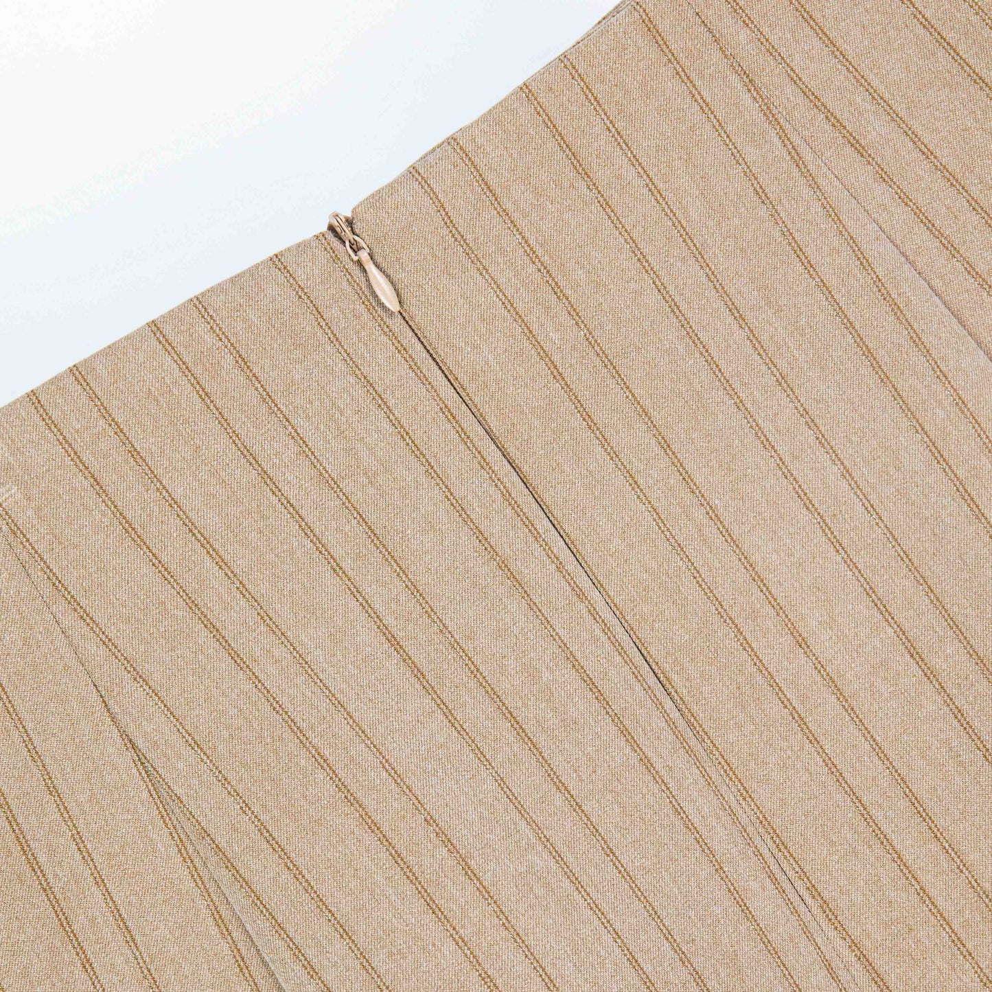 Pinstriped Pencil Skirt