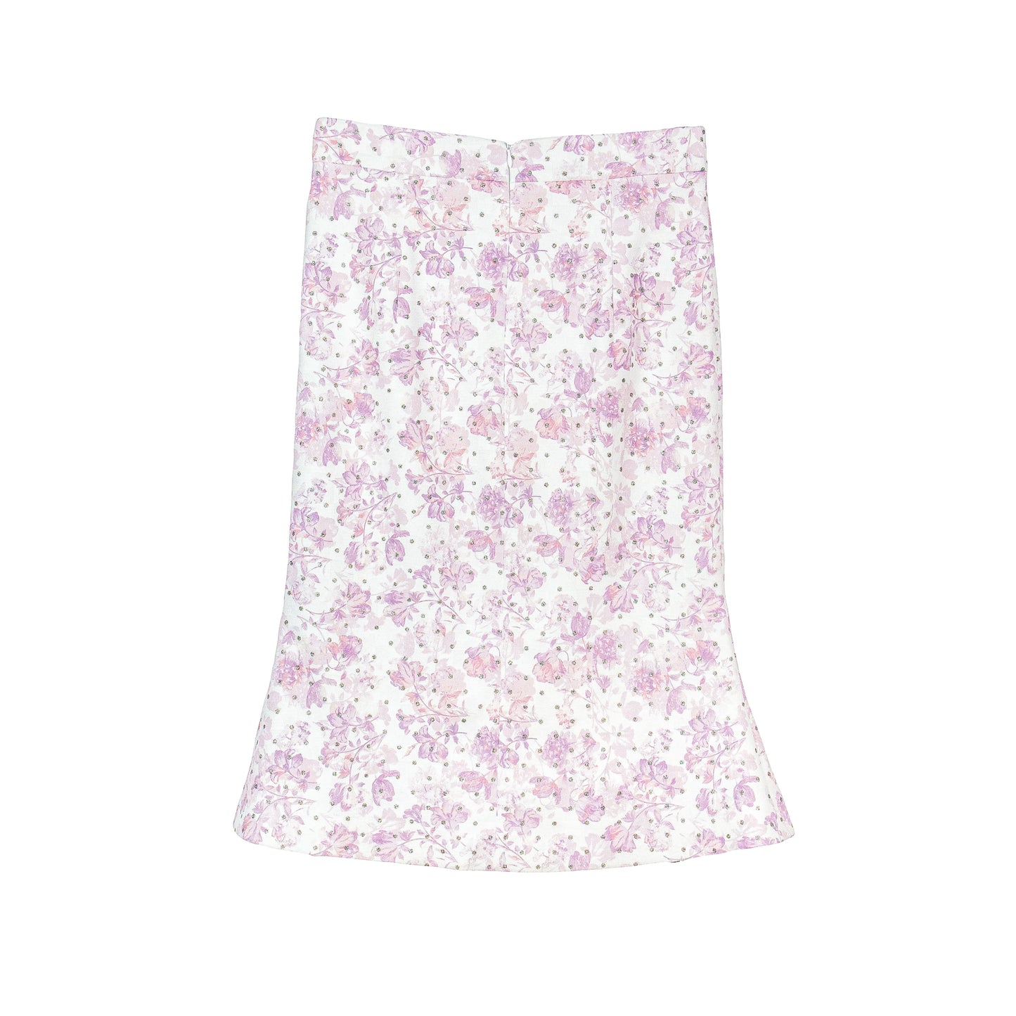 Floral Embellished Midi Skirt
