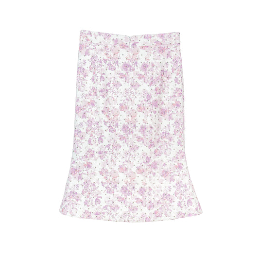 Floral Embellished Midi Skirt