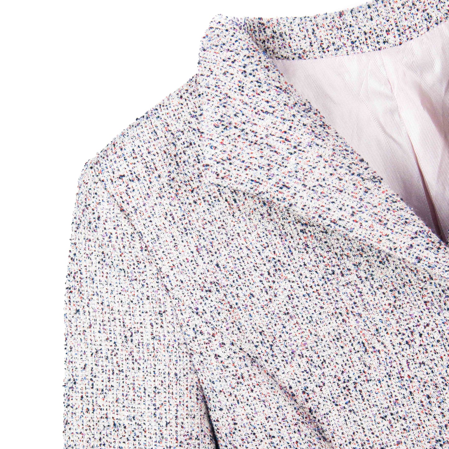 Elegant Tweed Snap-Button Coat