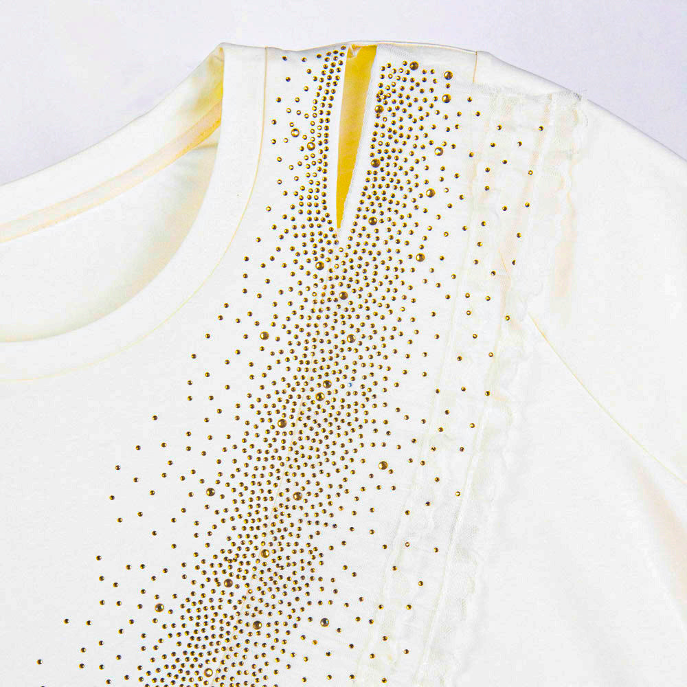 Sparkling Cream Tee