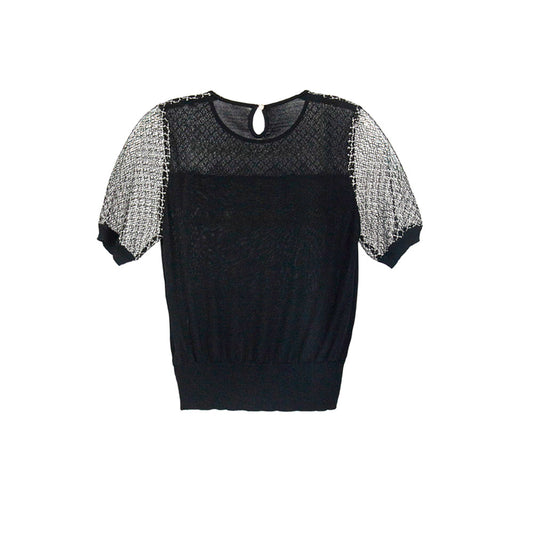 Chic Lace Knit Top
