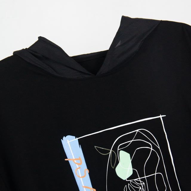 Abstract Line Art Hoodie