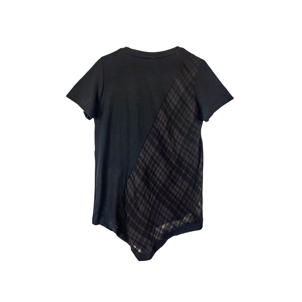 Chic Shadow Plaid Tee