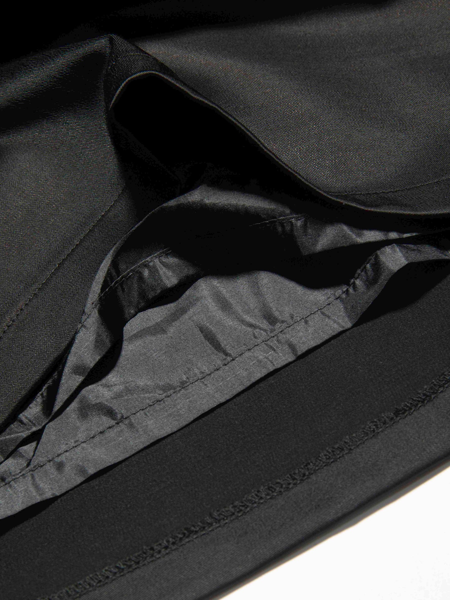 Structured Button-Tab Mini Skirt