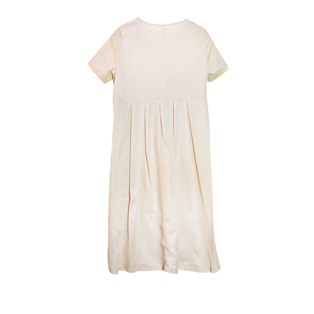 Abstract Elegance Belted Dress