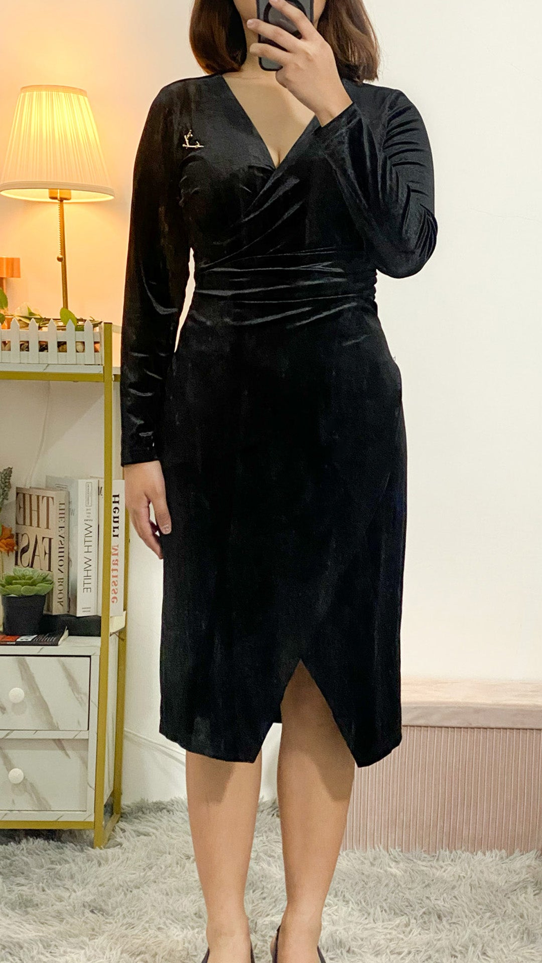 Midnight Velvet Dress