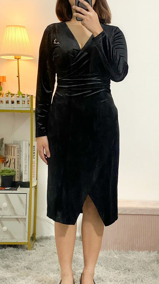 Midnight Velvet Dress