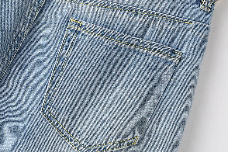 Casual Wide-Leg Denim Pants