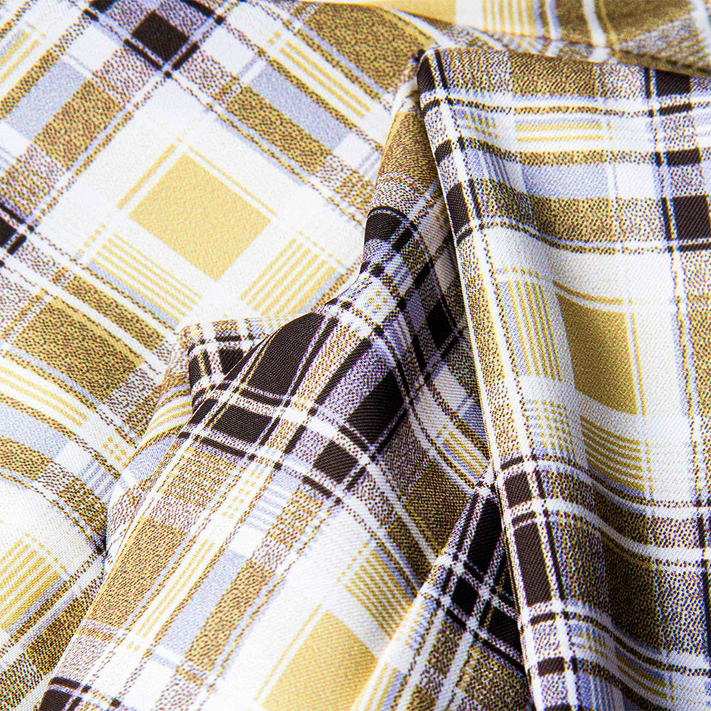 Golden Plaid Trousers