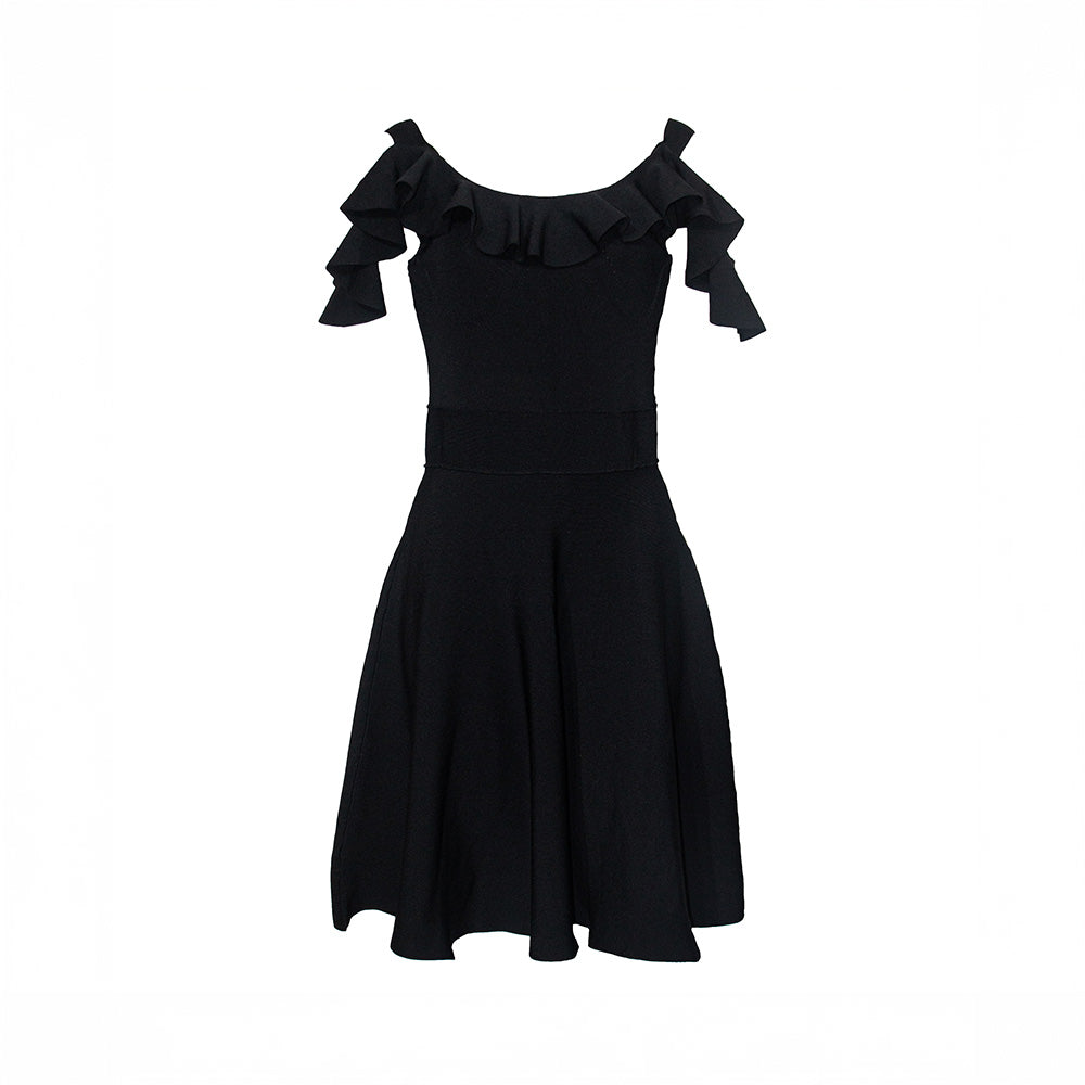 Knitted Ruffle Romance Dress