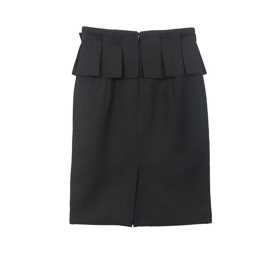 Textured Skirt with Ruffles