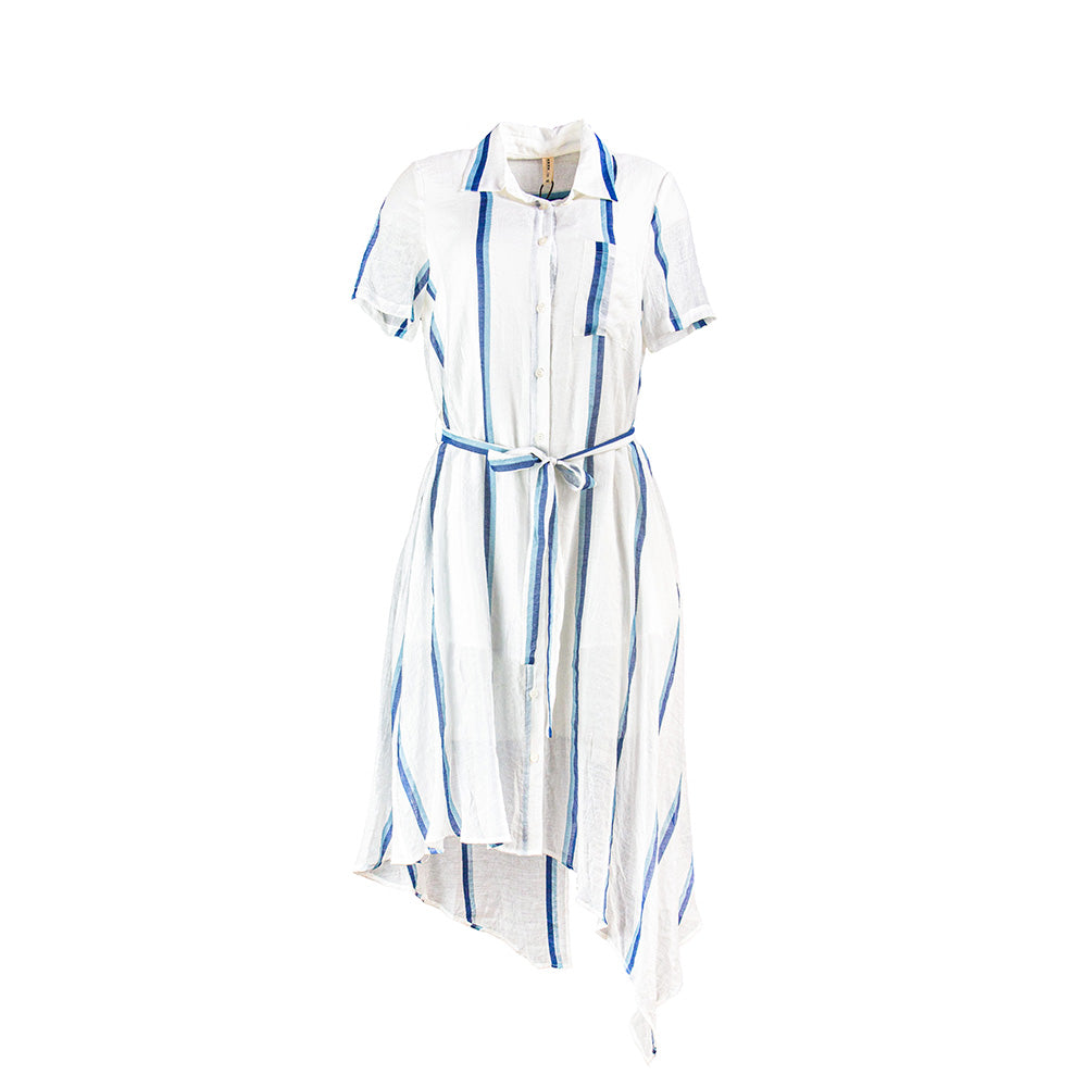 Seaside Stripe Midi Dress