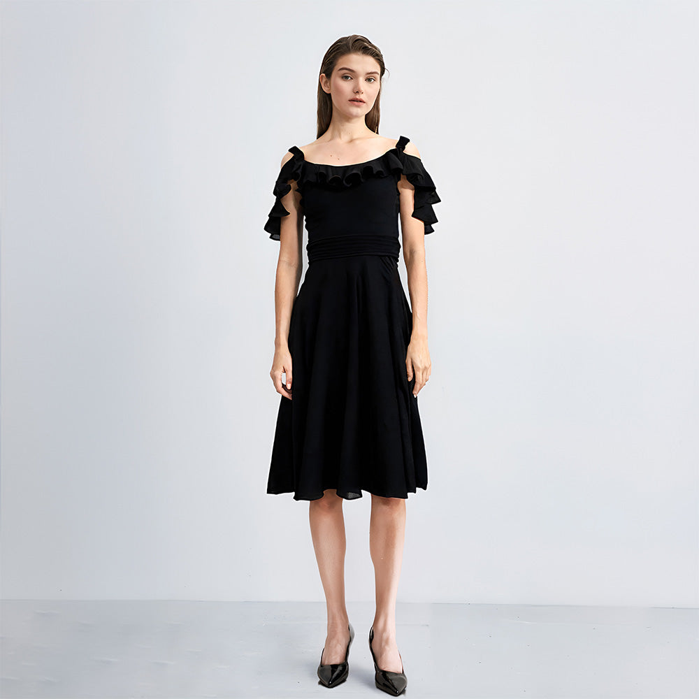 Knitted Ruffle Romance Dress