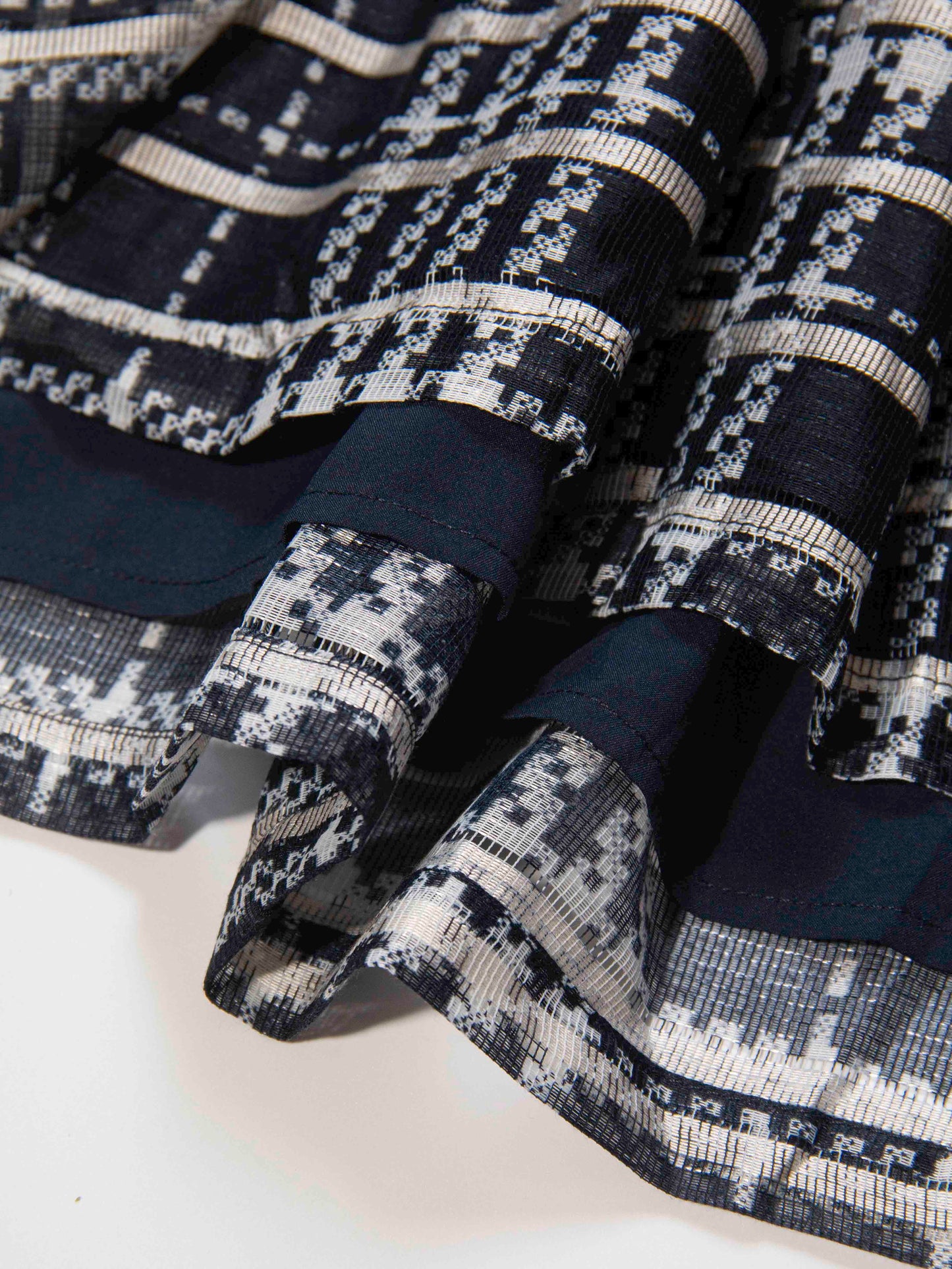 Check Collar Shift Dress