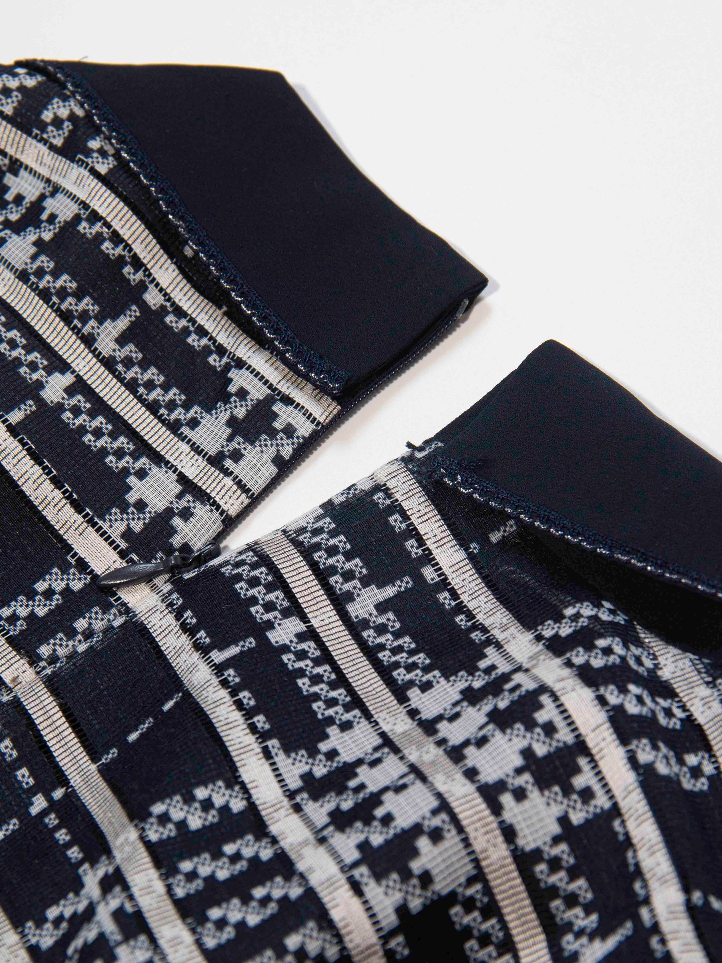 Check Collar Shift Dress