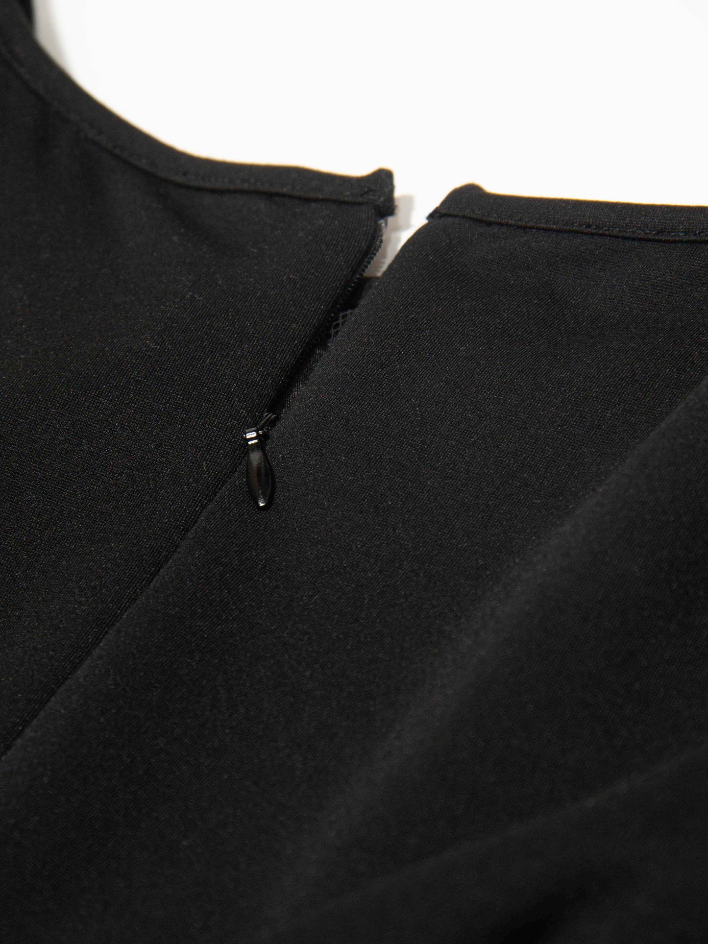 Black Mesh Sleeve Sheath Dress