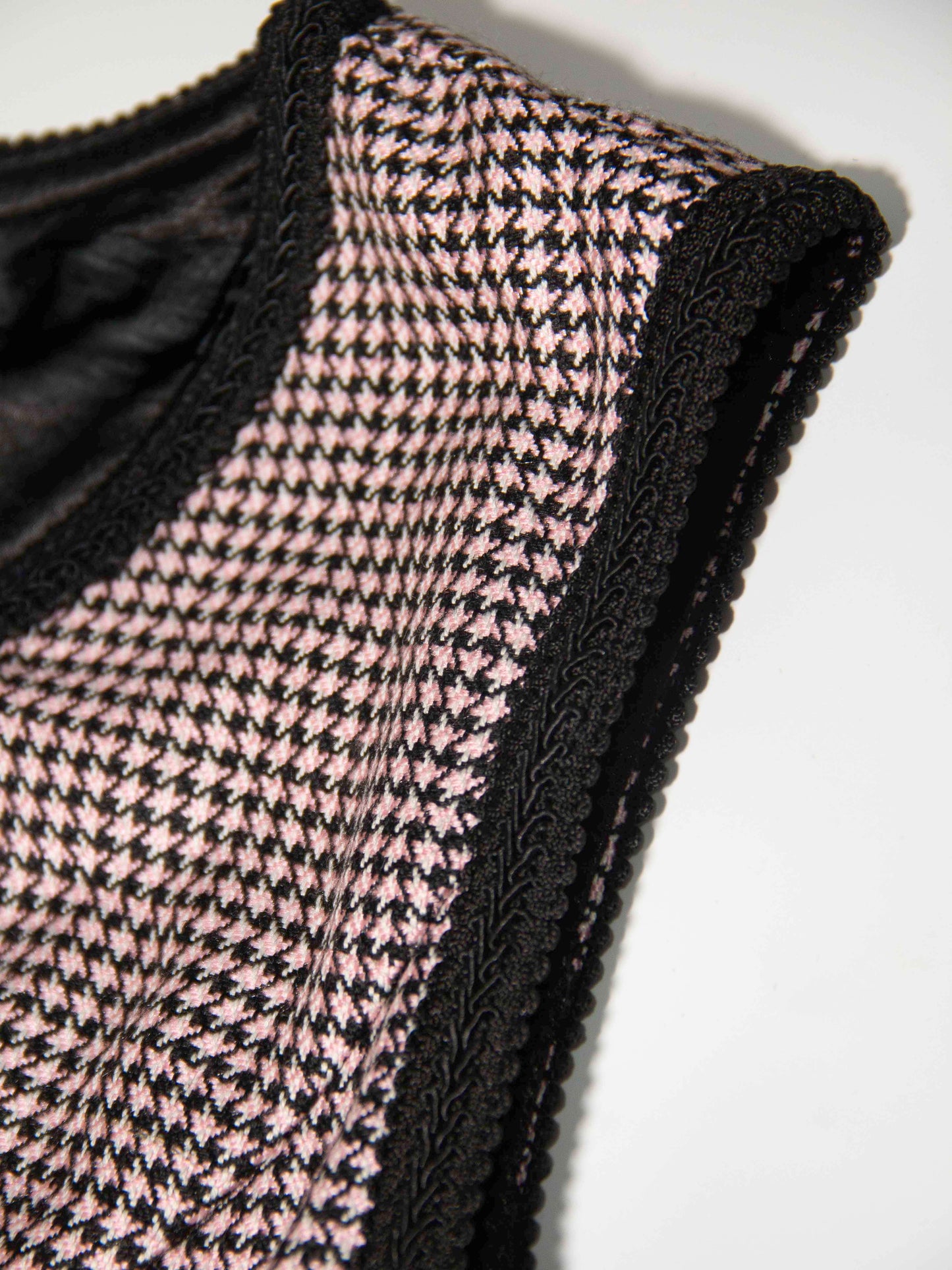 Houndstooth Sleeveless Dress