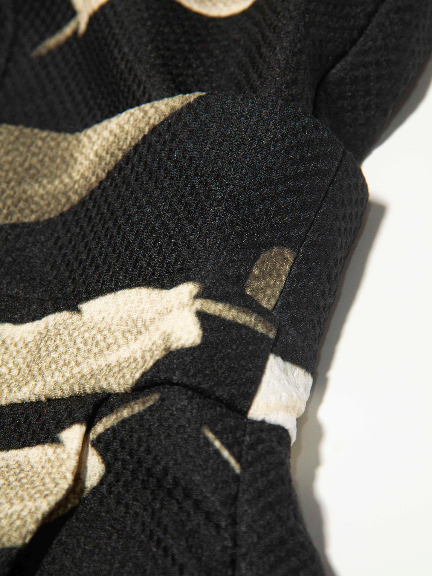 Feather Drift V-Neck Dress