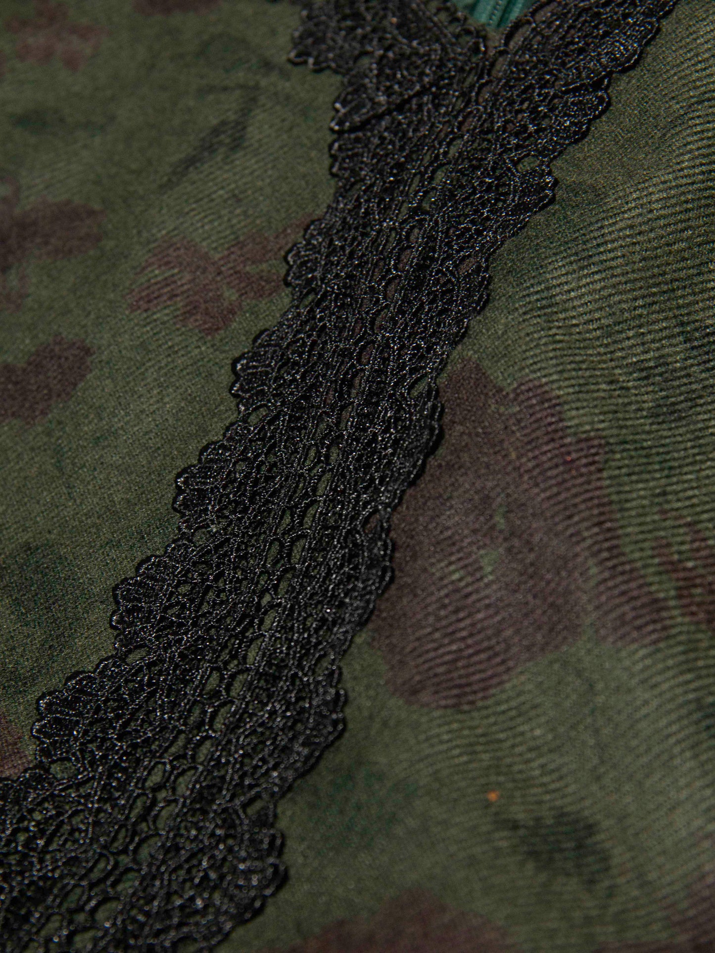 Forest Lace-Sleeve Dress