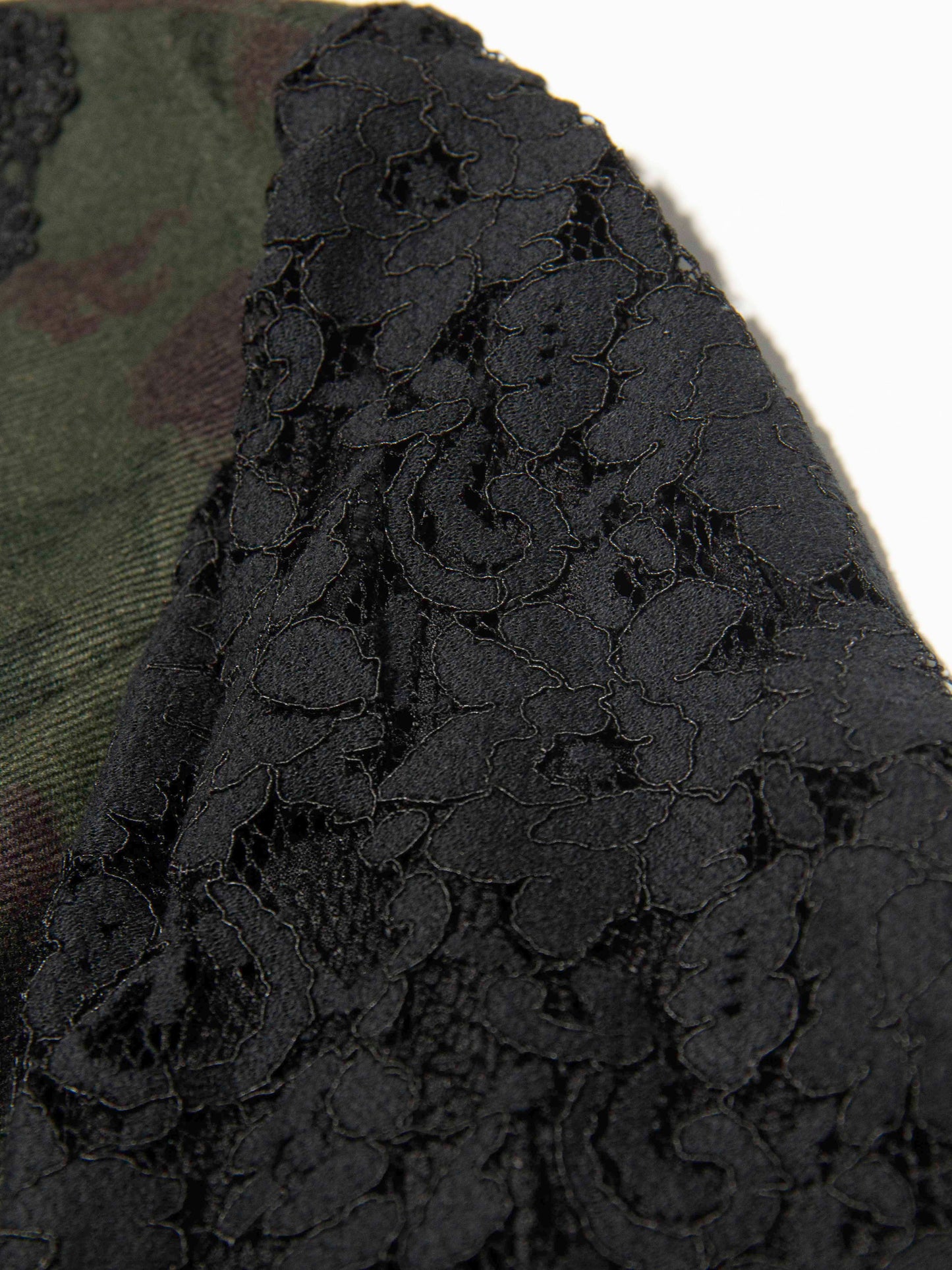 Forest Lace-Sleeve Dress