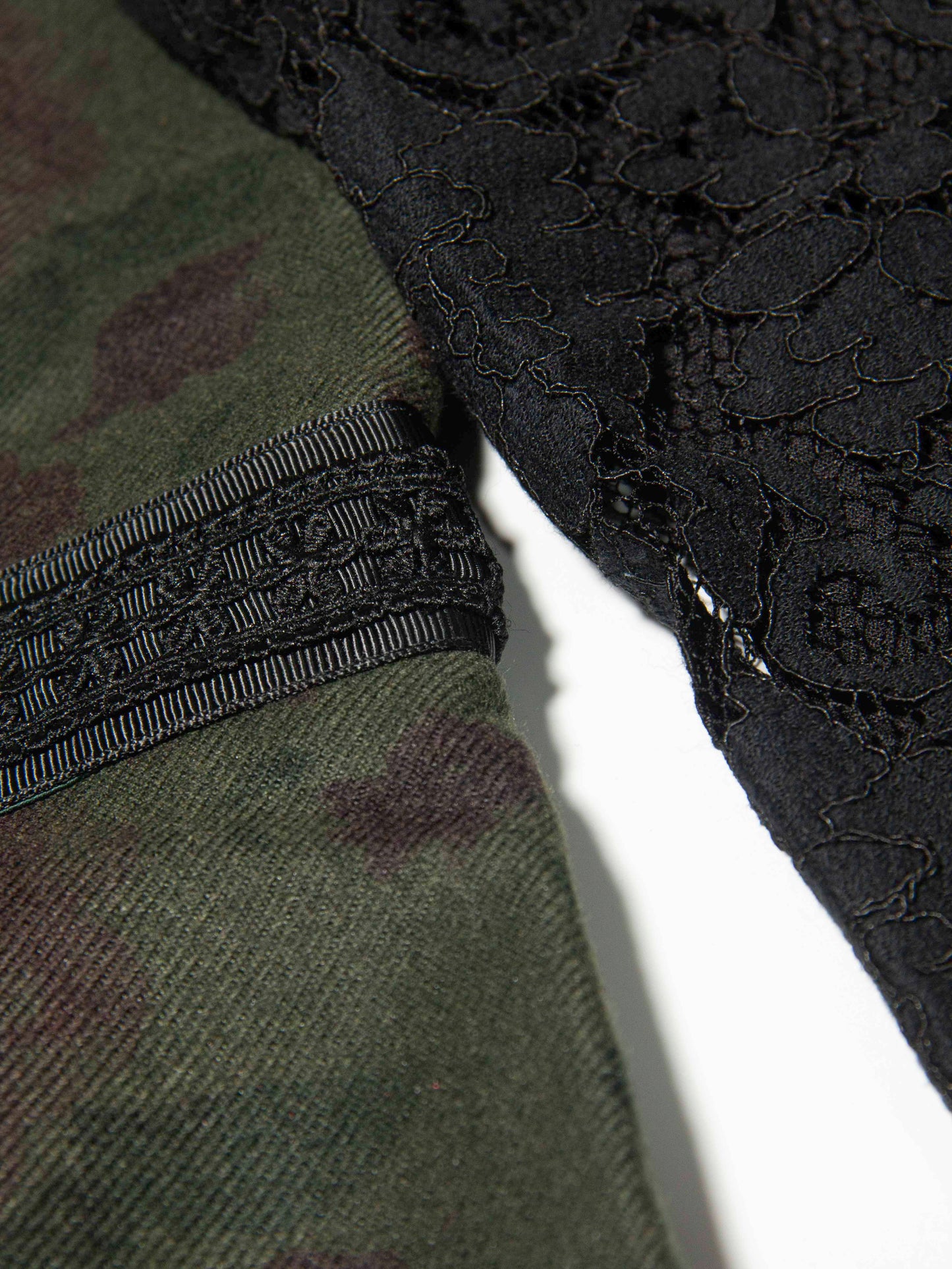 Forest Lace-Sleeve Dress