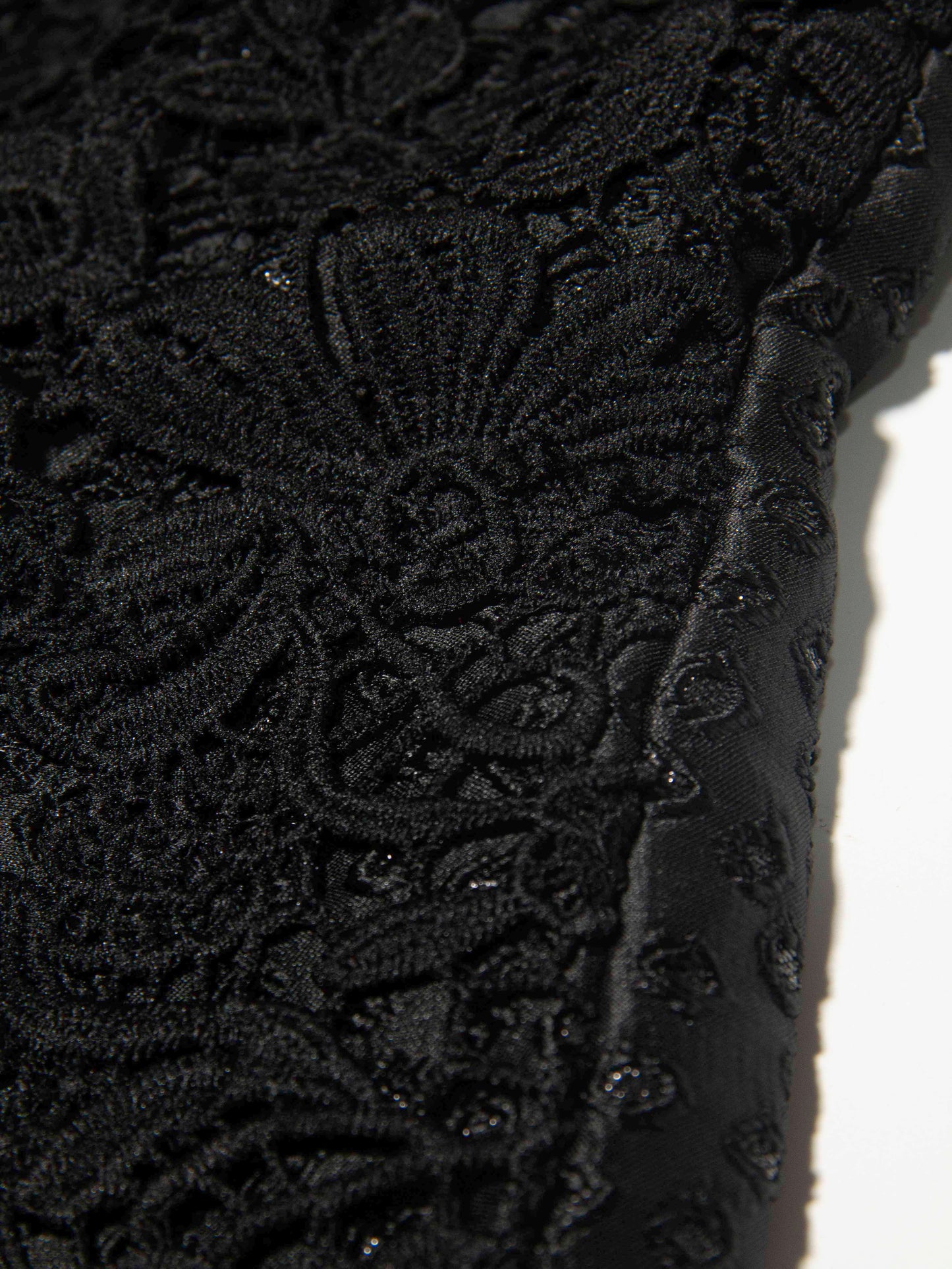 Midnight Lace Jacquard Dress