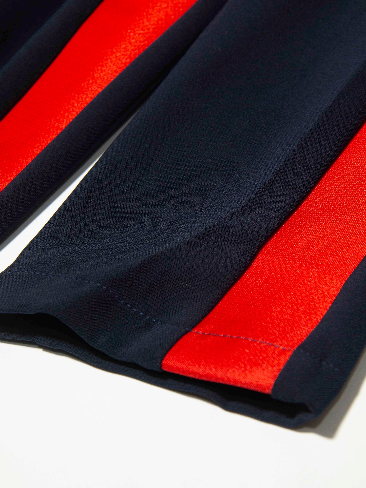 Navy Side-Stripe Sheath Dress