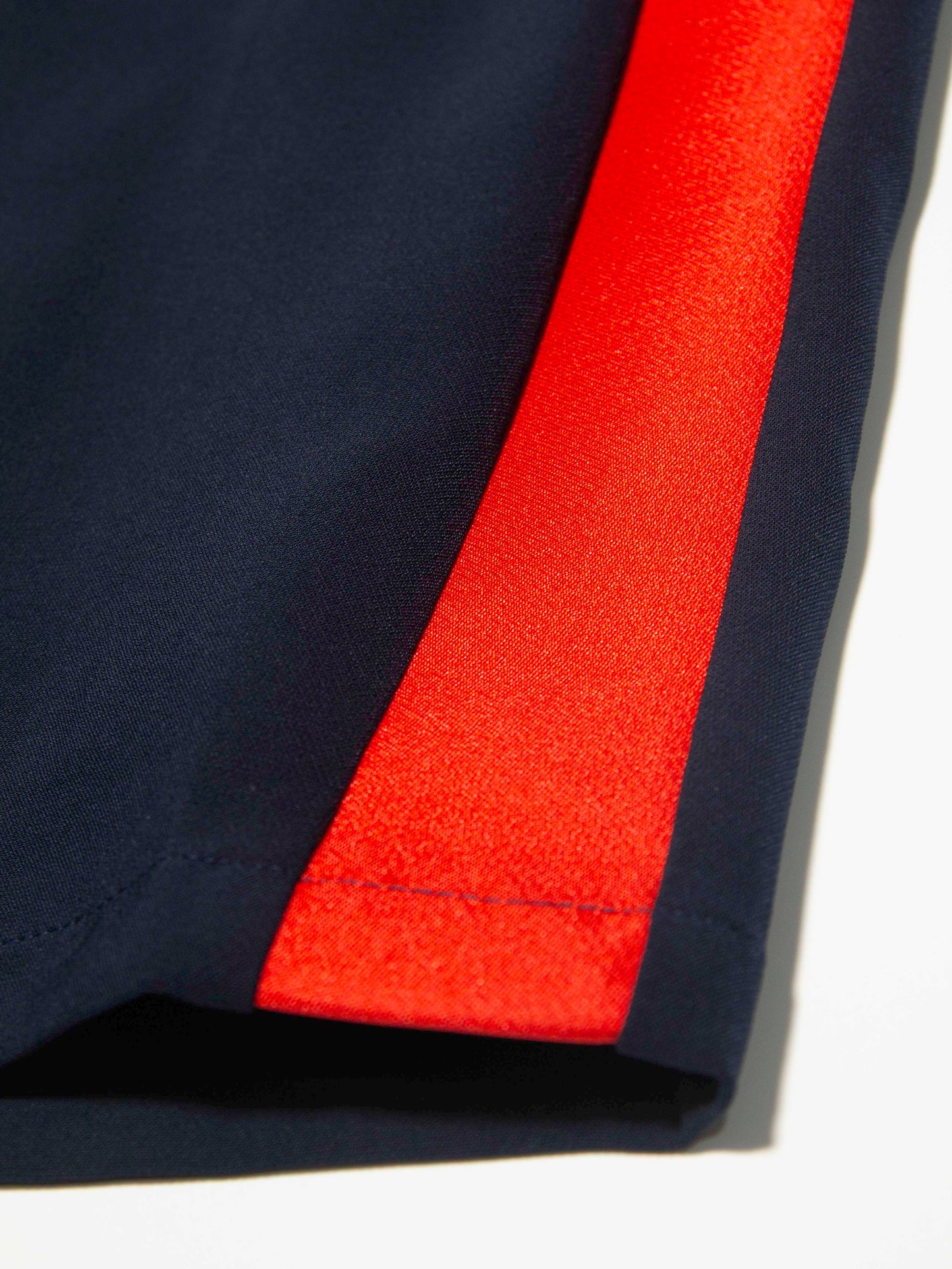 Navy Side-Stripe Sheath Dress